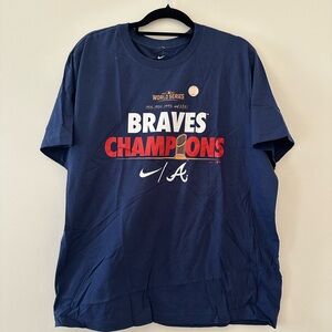 NEW Nike Atl Braves World Series Champions Shirt